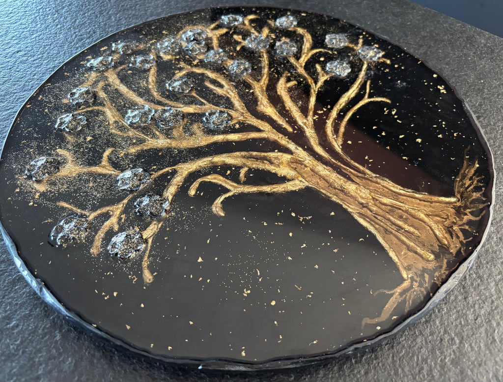 Levensboom Luxe Hars Wanddecoratie