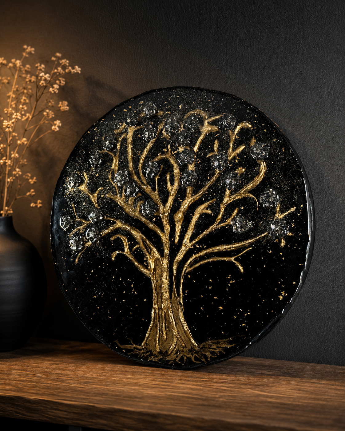 Levensboom Luxe Hars Wanddecoratie